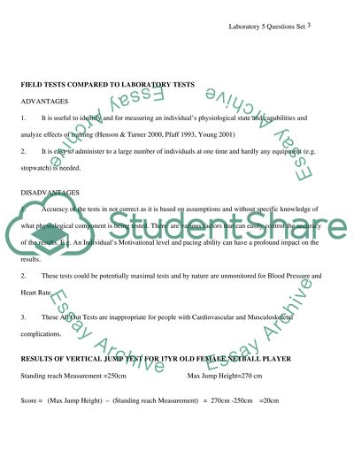 The Advantages and Disadvantages of Field Tests Compared to Laboratory