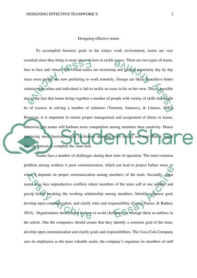 Organization and Team Work Engagement