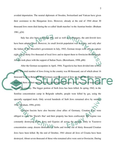 Holocaust Is One of the Most Tragic Events