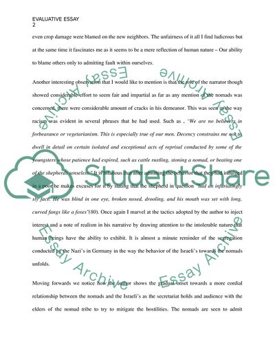 Nomad and Viper by Amos Oz Analysis