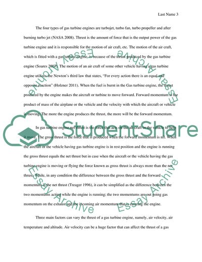 Gas Turbine Engine Configuration