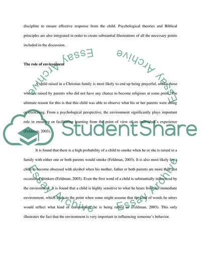 Noteworthy Principles Prior to Initiating Child Discipline