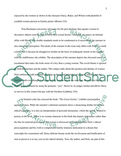 Women in Fitzgeralds Novels