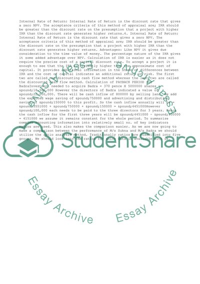 Acquisition of a Company