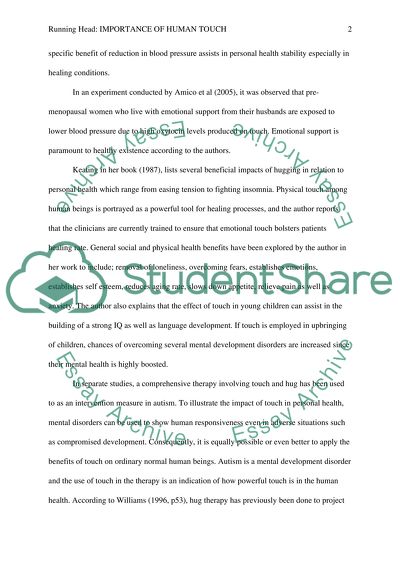 Importance of Human Touch