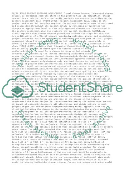 Development of Project Proposal