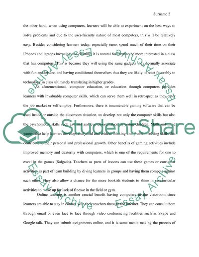 Education by computer -a better way