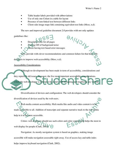 Web Accessibility Standards