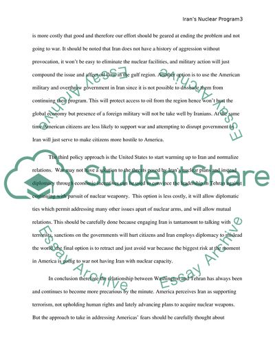 Irans Nuclear weapons