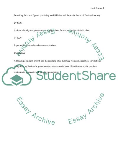 Child Labour in Pakistan