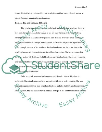 Emotional Hardship of Tita and Celie