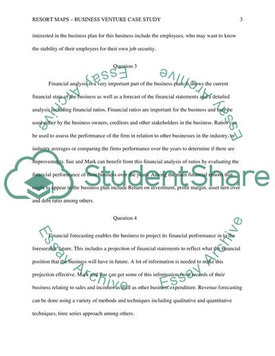 Resort Maps : Business Venture Case Study