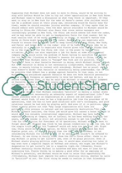 The China Job in Campos Beverages