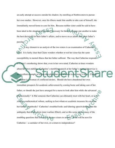 300 Years after Lear:Two Daughters,a Fathers Legacy,in Proof