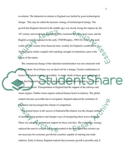 Main principles of industrial revolution