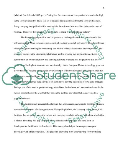 Business Units of the Thunder Global Company