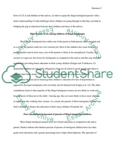 Education of Children of Illegal Immigrants