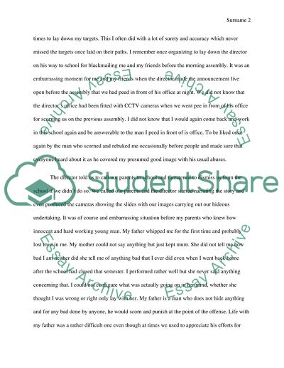 Personal Narrative