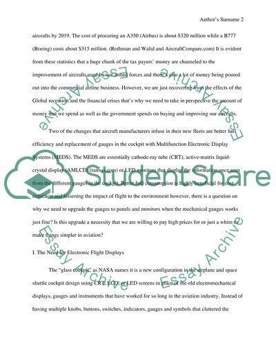 New Aviation Technology - Necessity or a Whim