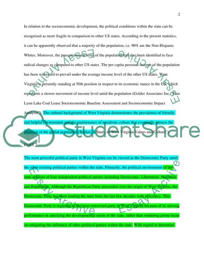 The Political Party of West Virginia