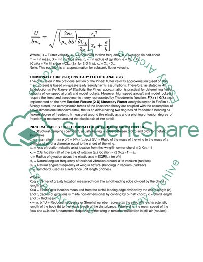 Vibration of two degree systems (Aircraft wing)