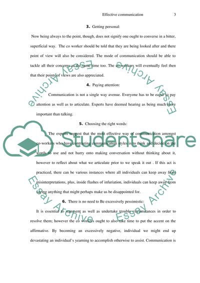 Effective Communication in the Contemporary World