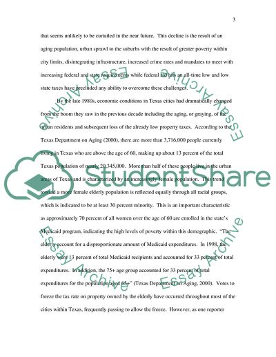 Urban Problems in Texas