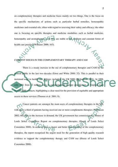 Aromatherapy and Medicine in the United Kingdom