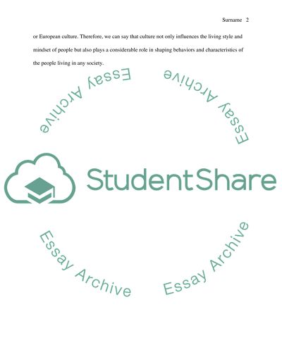 Lets Talk about the Concept of Culture