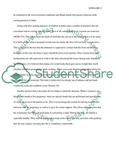 Pregnancy, Labor and Birthday Practices of Asia (India)