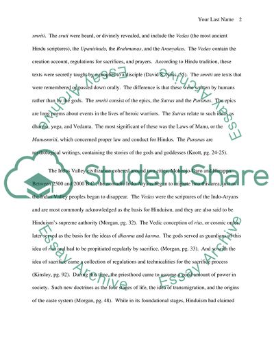 Similarities and Differences in the Foundations of Hinduism and Judaism