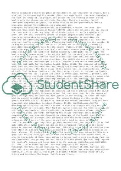 Personal Finance- Heath insurance