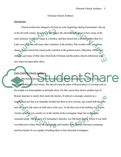 Christian Church Architecture