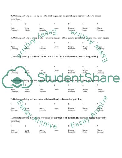 Online or Casino Gambling