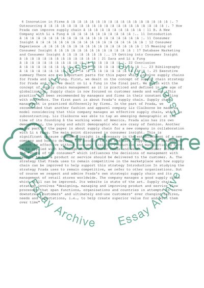 Strategic supply chain & logistics management