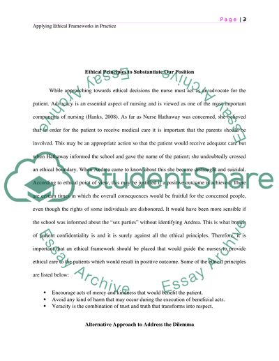 Applying Ethical Frameworks in Practice