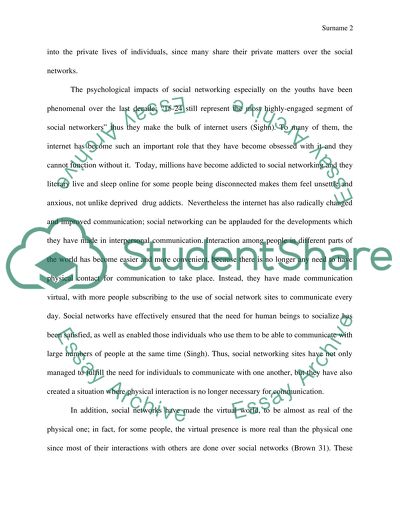 Trends - Social Networking sites