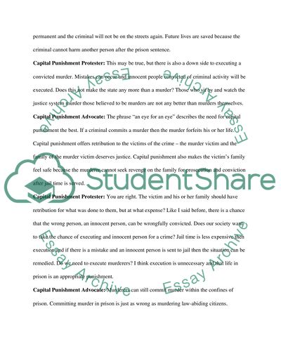 Capital Punishment Debate