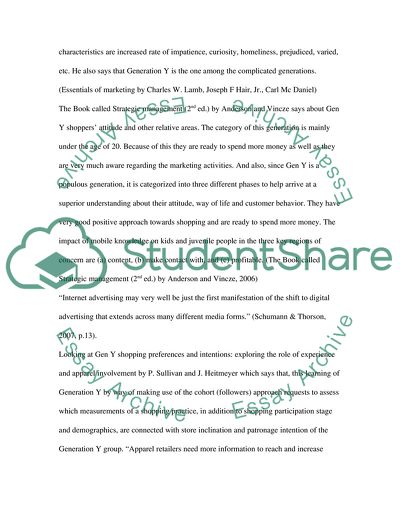 Gen Y Needs for Advertisement