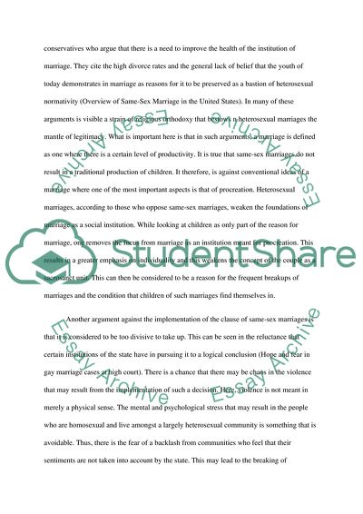 The Psychology of Gay Marriage