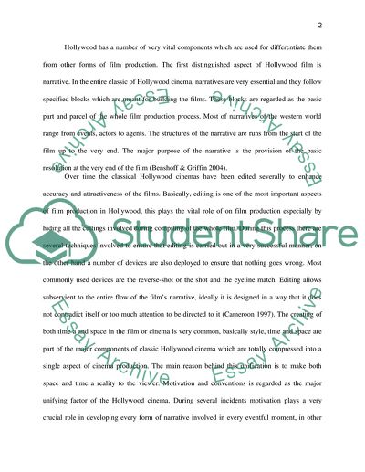 The Introduction of Sound in Hollywood Cinema