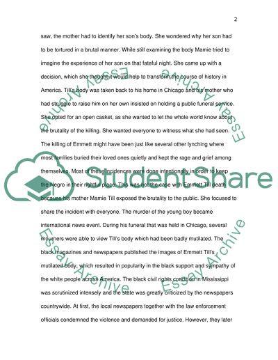 How Emmitt Tills death changed America