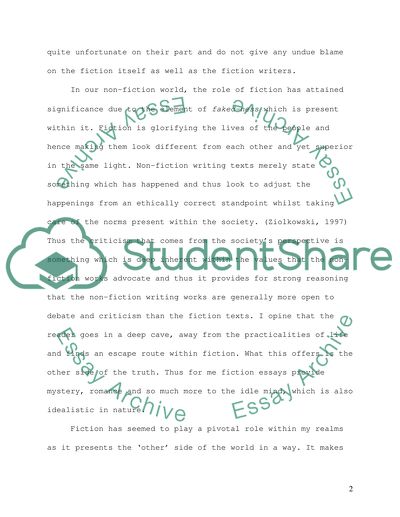 Reading Habits and The Role of Fiction in Modern Times