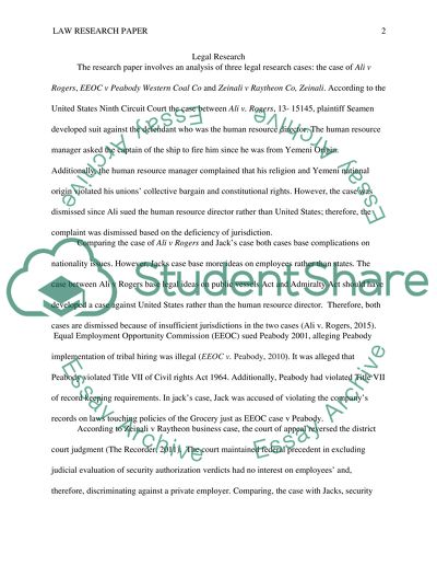 Trial in a Court of Law to Enable the Establishment of Justice