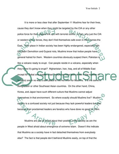 How Is the Rise of Islamophobia in the West Related to the Emergence of a New World Order