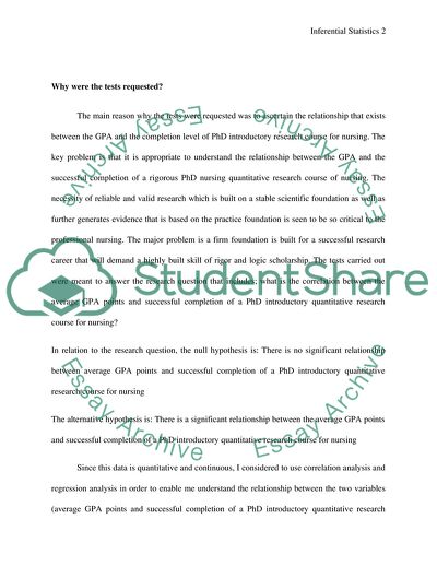 Relationship between Two Research Tests in Nursing