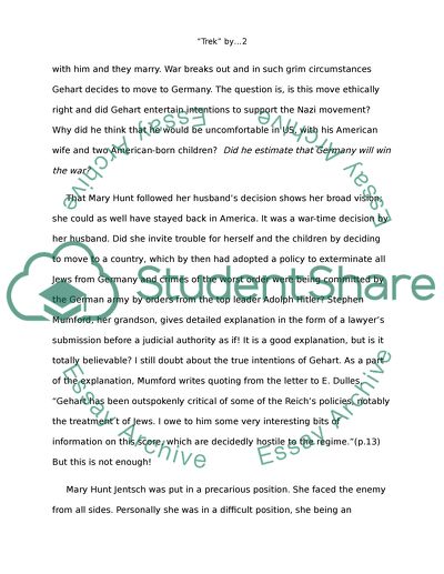 Trek by Mary Hunt Jentsch