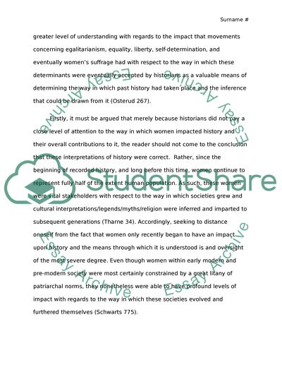 When and why did historians become interested in the history of women