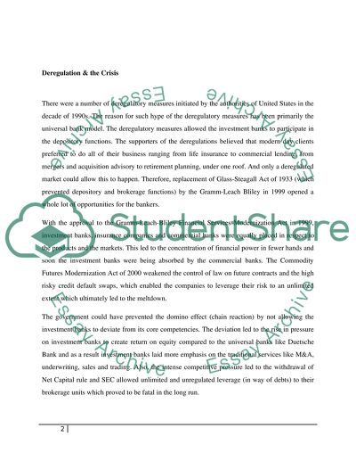 Investment Banking in 2008