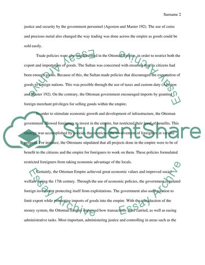 ECONOMICS OF THE OTTOMAN EMPIRE